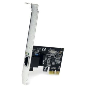 StarTech.com Adaptador Tarjeta de Red NIC PCI Express PCI-e de 1 Puerto Gigabit Ethernet – 1x RJ45 Hembra – Perfil Doble