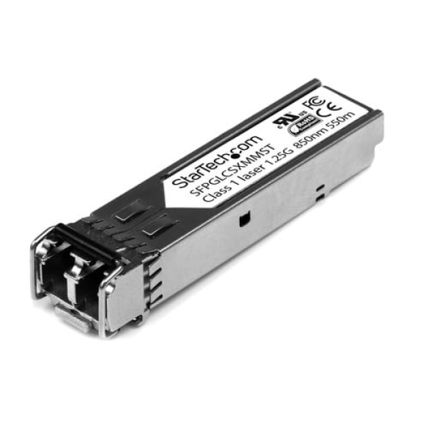 StarTech.com Módulo Transceptor SFP Compatible con Cisco GLC-SX-MM - 1000BASE-SX - Multimodo de 1 GbE - SFP Ethernet Gigabit de 1Gb - LC - 550m - 850nm - Cisco IE3400