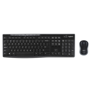 Logitech Wireless Combo MK270 teclado Ratón incluido USB QWERTY Italiano Negro