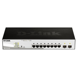 D-Link DGS-1210-08P switch Gestionado L2 Gigabit Ethernet (10/100/1000) Energía sobre Ethernet (PoE) Negro