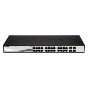 D-Link DGS-1210-24P switch Gestionado L2 Gigabit Ethernet (10/100/1000) Energía sobre Ethernet (PoE) Negro