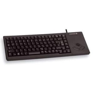 CHERRY XS Trackball teclado USB QWERTY Inglés de EE. UU. Negro XS TRACKBALL KEYBOARD BLACK USBPERP
