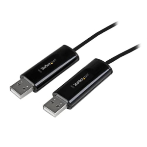 StarTech.com Cable Switch Conmutador KM USB de 2 Puertos con Transferencia de Datos Archivos para Mac o PC