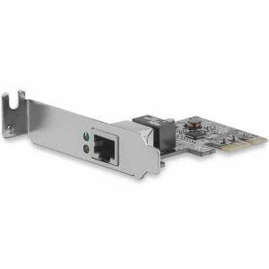 StarTech.com Tarjeta de Red PCI Express de 1 Puerto Gigabit Ethernet RJ45 – Adaptador NIC PCI-e – Perfil Bajo
