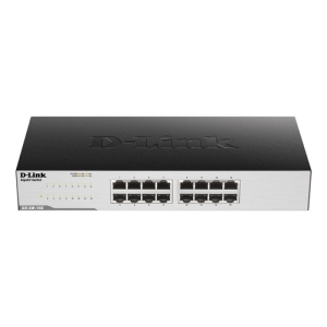 Reacondicionado | D-Link GO-SW-16G switch No administrado Gigabit Ethernet (10/100/1000) Negro