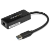 StarTech.com Adaptador Tarjeta de Red NIC Externa USB 3.0 de 1 Puerto Gigabit Ethernet RJ45 y Puerto USB - Negro StarTech.com Adaptador Tarjeta de Red NIC Externa USB 3.0 de 1 Puerto Gigabit Ethernet RJ45 y Puerto USB – Negro