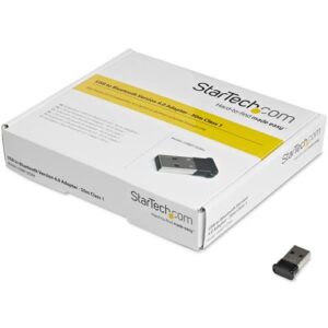 StarTech.com Micro Adaptador USB 2.0 Externo Bluetooth 4.0 EDR para Ordenador de Sobremesa o Portátil