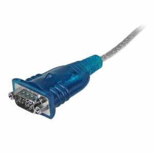 StarTech.com Cable Adaptador USB a Serie RS232 de 1 Puerto Serial DB9 – Macho a Macho