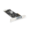 StarTech.com Adaptador Tarjeta PCI Express PCI-E 4 Puertos USB 3.0 UASP 2 Canales de 5Gbps con Alimentación Molex SATA StarTech.com Adaptador Tarjeta PCI Express PCI-E 4 Puertos USB 3.0 UASP 2 Canales de 5Gbps con Alimentación Molex SATA