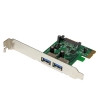 StarTech.com Tarjeta PCI Express de 2 Puertos USB 3.0 SuperSpeed con UASP y Alimentación SATA - Adaptador Interno StarTech.com Tarjeta PCI Express de 2 Puertos USB 3.0 SuperSpeed con UASP y Alimentación SATA - Adaptador Interno