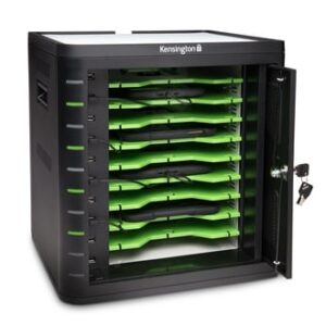 Kensington Armario de carga y sincronización universal para tabletas. Negro.