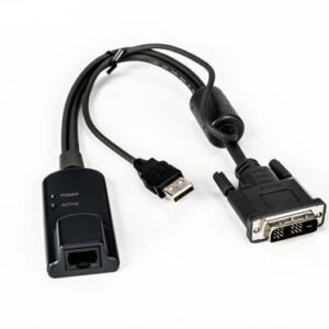 Vertiv Avocent MPUIQ-VMCDV cable para video, teclado y ratón (kvm) Negro 0,3556 m