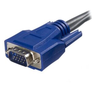 StarTech.com Cable KVM USB VGA 2 en 1 Ultra Delgado – 1,8m