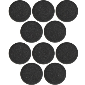 Jabra 14101-45 almohadilla para auriculares Espuma Negro 10 pieza(s)