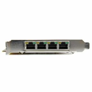 StarTech.com Tarjeta PCI Express de Red Ethernet Gigabit con 4 Puertos RJ45 PoE Power over Ethernet
