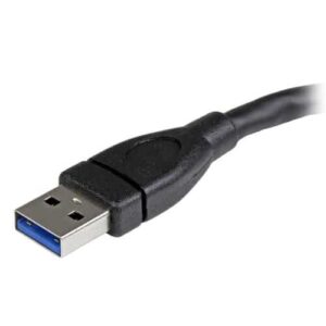 StarTech.com Cable de 15cm Extensor USB 3.0 – Alargador USB 3.0 SuperSpeed Negro
