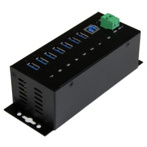StarTech.com Hub Industrial de 7 Puertos USB 3.0 con Protección Antiestática ESD y Protección de Picos de 350W