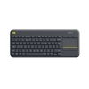 Logitech K400 Plus Tv teclado RF inalámbrico QWERTY Inglés Negro Logitech K400 Plus Tv teclado RF inalámbrico QWERTY Inglés Negro