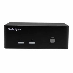 StarTech.com Conmutador KVM de 2 puertos con VGA doble y concentrador USB 2.0 de 2 puertos StarTech.com Conmutador KVM de 2 puertos con VGA doble y concentrador USB 2.0 de 2 puertos