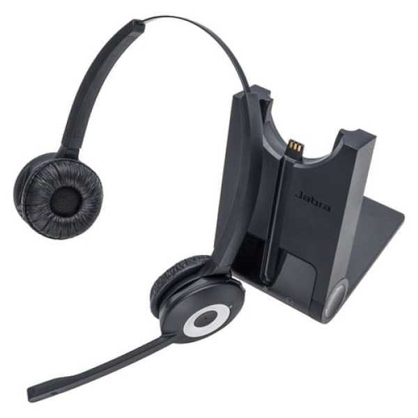 Jabra Pro 920 Duo Auriculares Inalámbrico Diadema Oficina/Centro de llamadas Negro