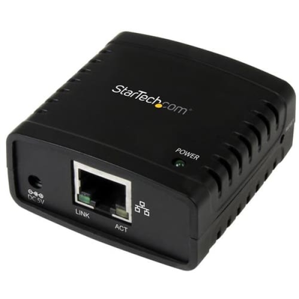 StarTech.com Servidor de Impresión en Red Ethernet 10/100 Mbps a USB 2.0 con LPR