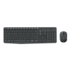 Logitech MK235 teclado Ratón incluido USB QWERTY Internacional de EE.UU. Gris Logitech MK235 teclado Ratón incluido USB QWERTY Internacional de EE.UU. Gris