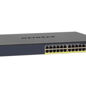 NETGEAR M4300-28G-PoE+ Gestionado L3 Gigabit Ethernet (10/100/1000) Energía sobre Ethernet (PoE) 1U Negro