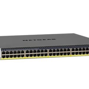 NETGEAR M4300-52G-PoE+ 550W PSU Gestionado L2/L3/L4 Gigabit Ethernet (10/100/1000) Energía sobre Ethernet (PoE) 1U Negro