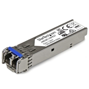 StarTech.com Paquete de 10 Módulos SFP Compatibles con HPE J4858C – 1000BASE-SX – Fibra Multimodo MMF de 1 GbE – SFP Ethernet Gigabit 1Gb – LC – 550m – 850nm – HPE 1400, 1700, 1820 DDM