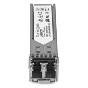 StarTech.com Paquete de 10 Módulos SFP Compatibles con HPE J4858C – 1000BASE-SX – Fibra Multimodo MMF de 1 GbE – SFP Ethernet Gigabit 1Gb – LC – 550m – 850nm – HPE 1400, 1700, 1820 DDM