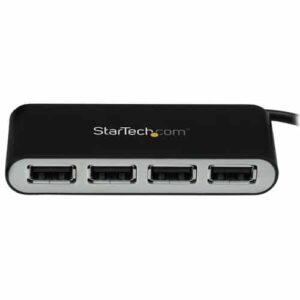 StarTech.com Concentrador Ladrón USB 2.0 de 4 Puertos con Cable Integrado - Hub Portátil USB 2.0 StarTech.com Concentrador Ladrón USB 2.0 de 4 Puertos con Cable Integrado – Hub Portátil USB 2.0