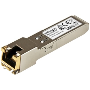 StarTech.com Módulo Transceptor SFP Compatible con Cisco Meraki MA-SFP-1GB-TX – 1000BASE-T – SFP a RJ45 Cat6 / Cat5e – 10/100/1000 Mbps – RJ45 – 100m – Cisco Meraki MS225, MX400, MS250