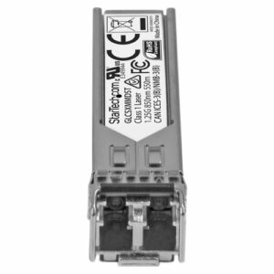 StarTech.com Módulo Tranceptor SFP compatible con Cisco GLC-SX-MMD - 1000BASE-SX - Multimodo 1GbE - SFP Ethernet Gigabit 1GE - LC - 550m - 850nm - Cisco Firepower, ASR920, IE2000 DDM ASR920