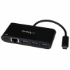 StarTech.com Hub Concentrador USB 3.0 USB-C de 3 Puertos con Ethernet Gigabit y Entrega de Alimentación de 60W con Puerto Pass-Through - USB Tipo C a 3 Puertos USB-A (USB 3.0 SuperSpeed de 5Gbps) - Ladrón Adaptador USB 3.1/3.2 Gen 1 TipoC StarTech.com Hub Concentrador USB 3.0 USB-C de 3 Puertos con Ethernet Gigabit y Entrega de Alimentación de 60W con Puerto Pass-Through - USB Tipo C a 3 Puertos USB-A (USB 3.0 SuperSpeed de 5Gbps) - Ladrón Adaptador USB 3.1/3.2 Gen 1 TipoC