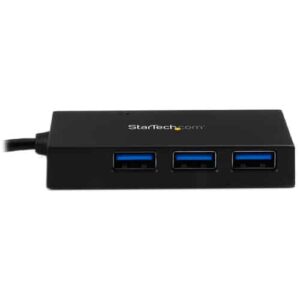 StarTech.com Hub USB C de 4 Puertos – Ladrón USB Tipo-C con 4 Puertos USB-A (USB 3.0/3.1 Gen 1 SuperSpeed 5Gbps) Bus USB o Autoalimentación – Hub de Carga Portátil USB-C a USB-A BC 1.2
