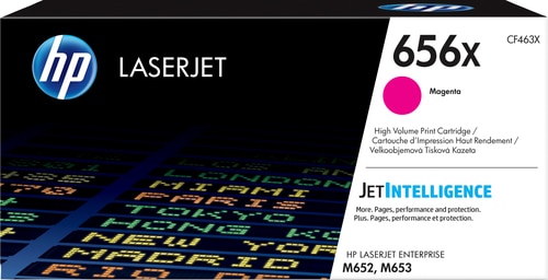 HP Cartucho de tóner Original LaserJet 656X magenta de alta capacidad HP Cartucho de tóner Original LaserJet 656X magenta de alta capacidad