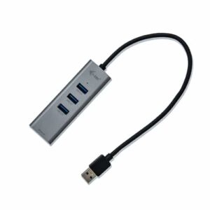 i-tec Metal USB 3.0 HUB 3 Port + Gigabit Ethernet Adapter i-tec Metal USB 3.0 HUB 3 Port + Gigabit Ethernet Adapter