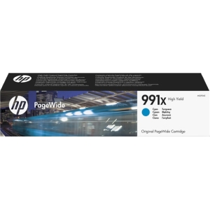 HP Cartucho Original PageWide 991X de alta capacidad cian