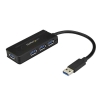 StarTech.com Hub Concentrador Portátil USB 3.0 SuperSpeed de 4 Puertos de 5Gbps con Carga Rápida - Ladrón USB 3.1 Gen 1 Tipo A - Alimentado por el Bus USB o Autoalimentado - Negro StarTech.com Hub Concentrador Portátil USB 3.0 SuperSpeed de 4 Puertos de 5Gbps con Carga Rápida - Ladrón USB 3.1 Gen 1 Tipo A - Alimentado por el Bus USB o Autoalimentado - Negro