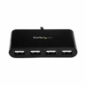 StarTech.com Hub Concentrador USB-C a USB A de 4 Puertos - Ladrón Adaptador USB Tipo C a USB A de 4 Puertos - USB 2.0 StarTech.com Hub Concentrador USB-C a USB A de 4 Puertos – Ladrón Adaptador USB Tipo C a USB A de 4 Puertos – USB 2.0