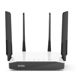 Zyxel NBG6604 router inalámbrico Ethernet rápido Doble banda (2,4 GHz / 5 GHz) 4G Negro, Blanco