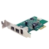 StarTech.com Adaptador Tarjeta FireWire PCI-Express Bajo Perfil de 2 Puertos F/W 800 y 1 Puerto F/W 400