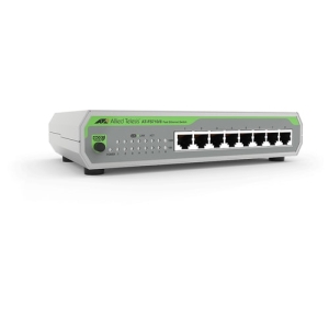 Allied Telesis FS710/8 No administrado Fast Ethernet (10/100) Verde, Gris