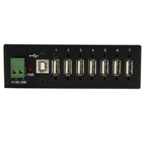 StarTech.com Hub Industrial de 7 Puertos USB 2.0 con Protección Antiestática ESD y Protección de Picos de 350W