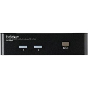 StarTech.com Conmutador Switch KVM 2 puertos HDMI con Hub Concentrador USB 2.0 Audio - 1920x1200 StarTech.com Conmutador Switch KVM 2 puertos HDMI con Hub Concentrador USB 2.0 Audio – 1920×1200