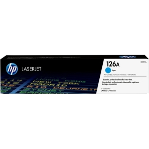 HP Cartucho de tóner original LaserJet 126A cian