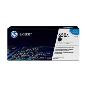 HP Cartucho de tóner original LaserJet 650A negro