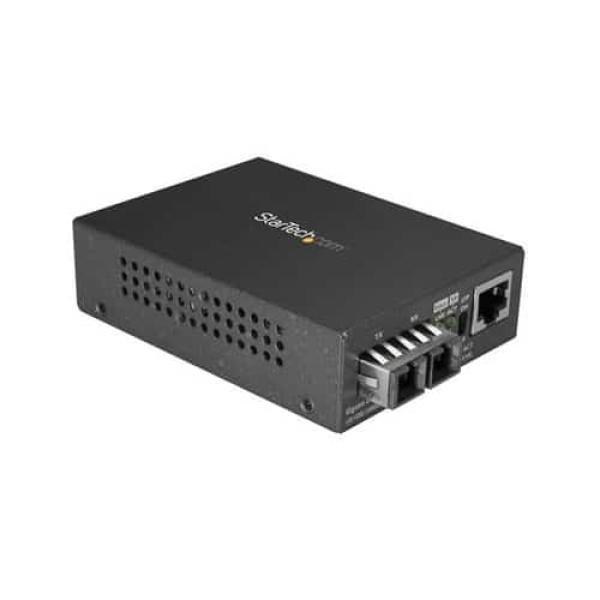 StarTech.com MCMGBSCMM055 convertidor de medio 1000 Mbit/s 850 nm Multimodo Negro