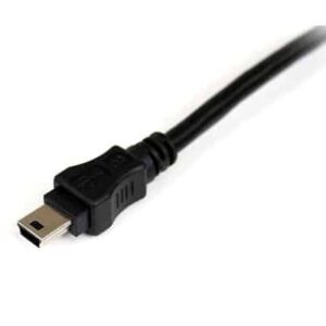 StarTech.com Cable de 1,8m USB 2.0 en Y para Discos Duros Externos – Cable Mini B a 2x USB A