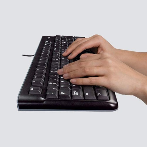 Logitech Desktop MK120 teclado Ratón incluido USB QWERTZ Suizo Negro Logitech Desktop MK120 teclado Ratón incluido USB QWERTZ Suizo Negro